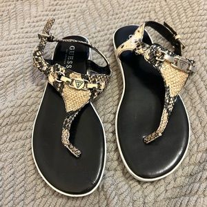 Guess snake skin sandals